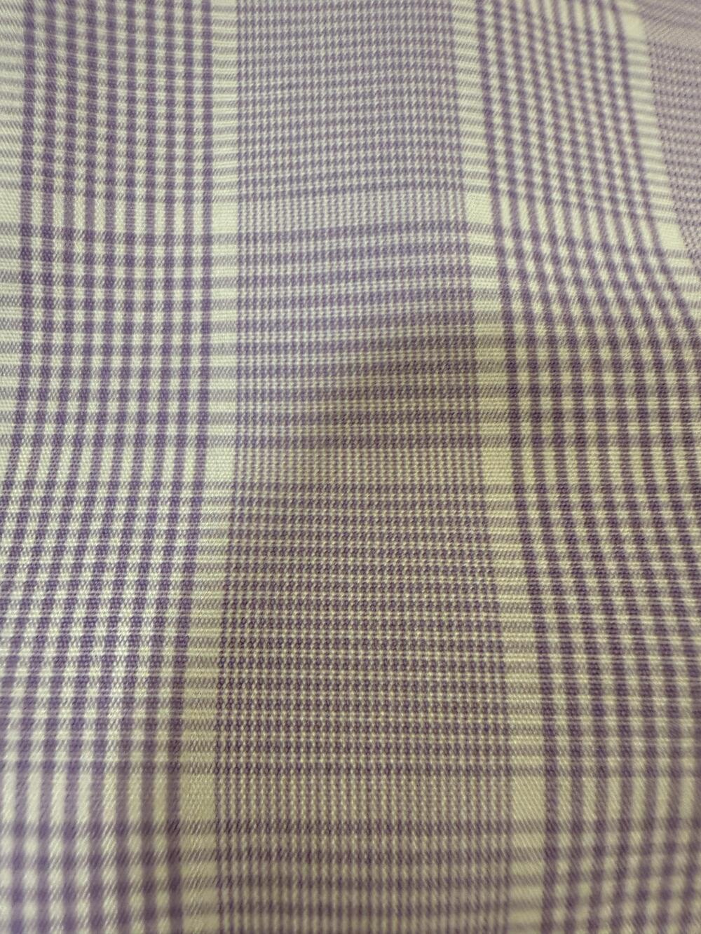 Charles Tyrwhitt Dress Shirt Mens 18 34/35 Purple Check Classic Fit Non Iron LS - Picture 2 of 12